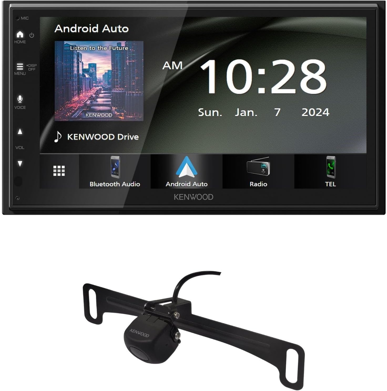KENWOOD DMX40S Digital Car Stereo (50W x 6-Ch)