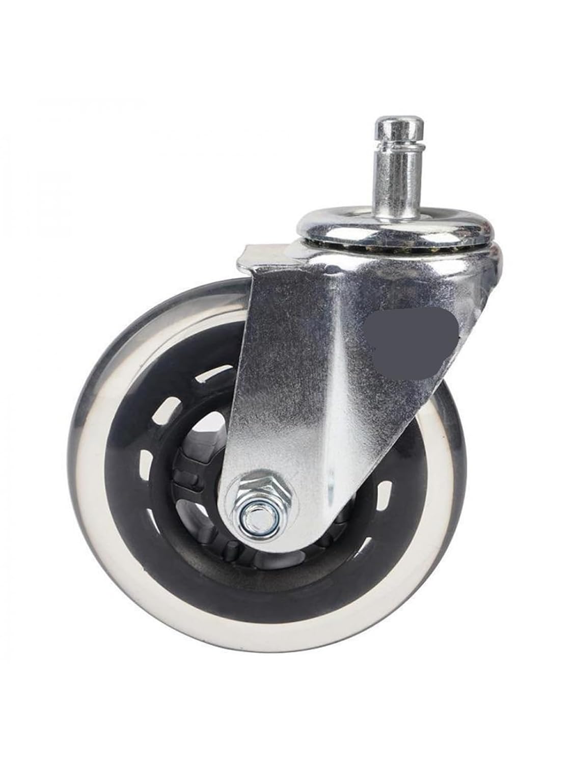 5Pcs 4 Inch Pu Iron Line Circlip M11 Galvanized Roller Skating Wheel Entertainment Equipment Scooter Twist