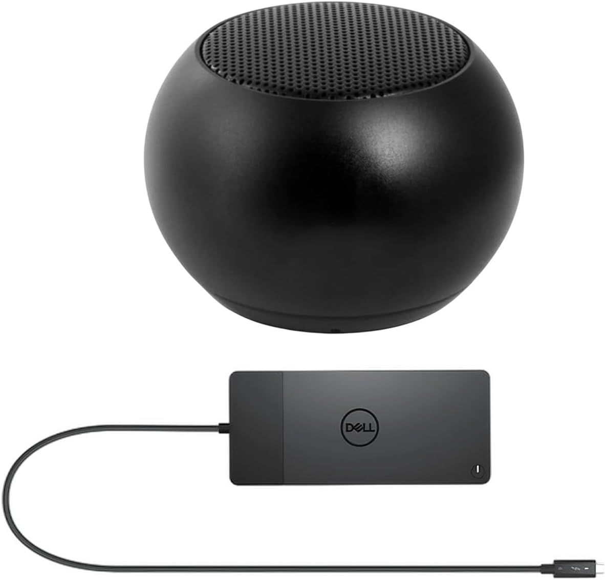 Dell WD22TB4 Thunderbolt Dock Workstation 130W Quad 4K Support Bundled with Bluetooth Mini Speaker, Latitude (3000,5000,7000,9000), Precision (3000,5000,7000), XPS 13, XPS 15, XPS 17