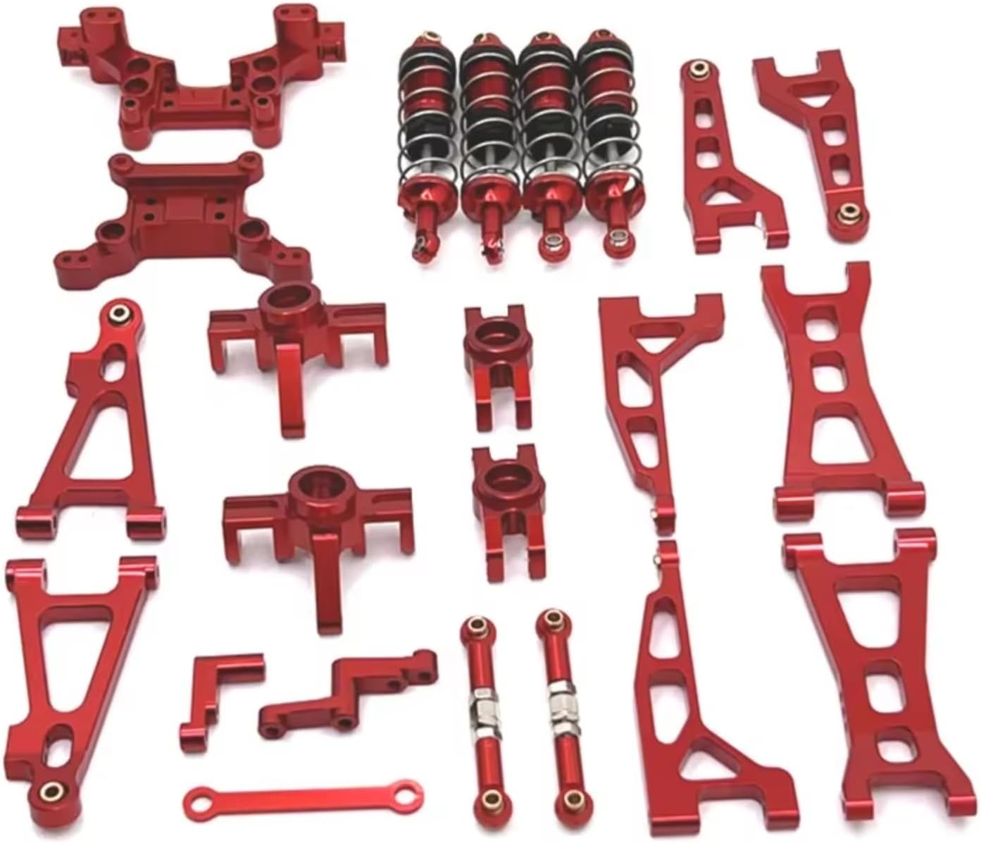 Rc Car Shock Absorber For Hyper Go For MJX 16208 16209 16210 1/16 Metal Shock Absorber Set Rc Car Tracked Vehicle Parts And Accessories Upgrade Replacement Use