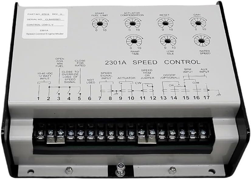 2301A 9907-014 Speed Governor Control Speed Controller Generator Parts