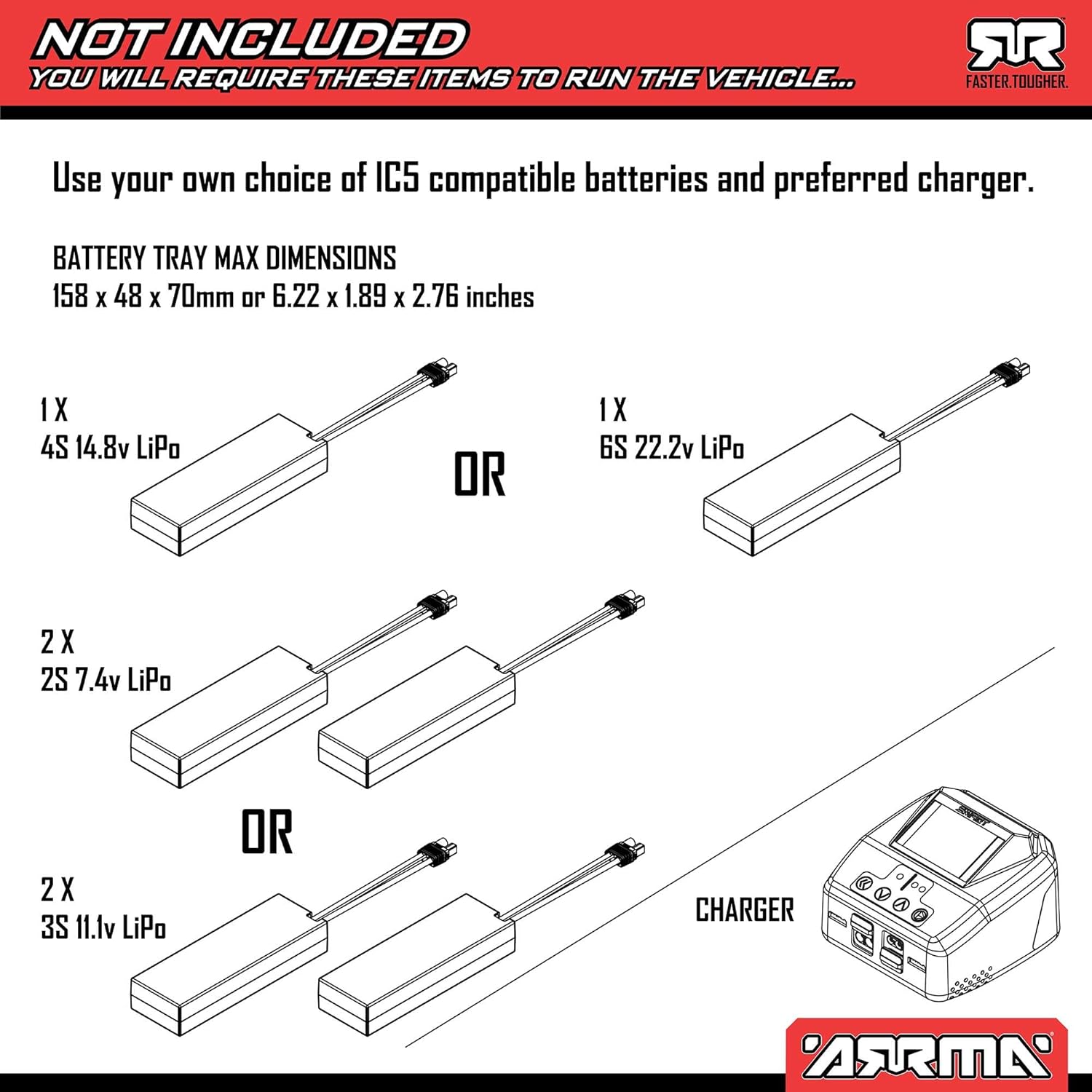 ARRMA RC Truck 1/8 KRATON 4X4 6S BLX BRUSHLESS V6 Speed Truck RTR (Lipo Battery and Charger Not Included) (Blue/Pink), ARA8608V6T2