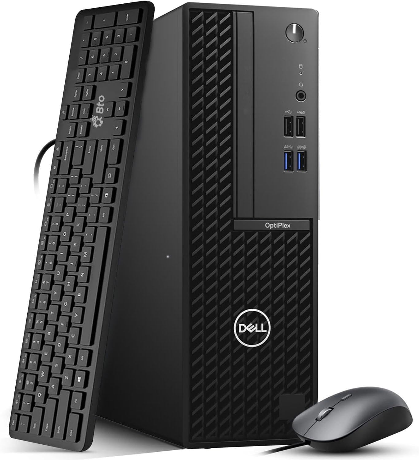 Dell OptiPlex SFF Desktop PC | Intel Core i5-10th Gen up to 4.5GHz | 16GB RAM | 256GB SSD | Built-in WiFi | Keyboard Mouse | Business Office Computer | Windows 11 Pro (Renewed)