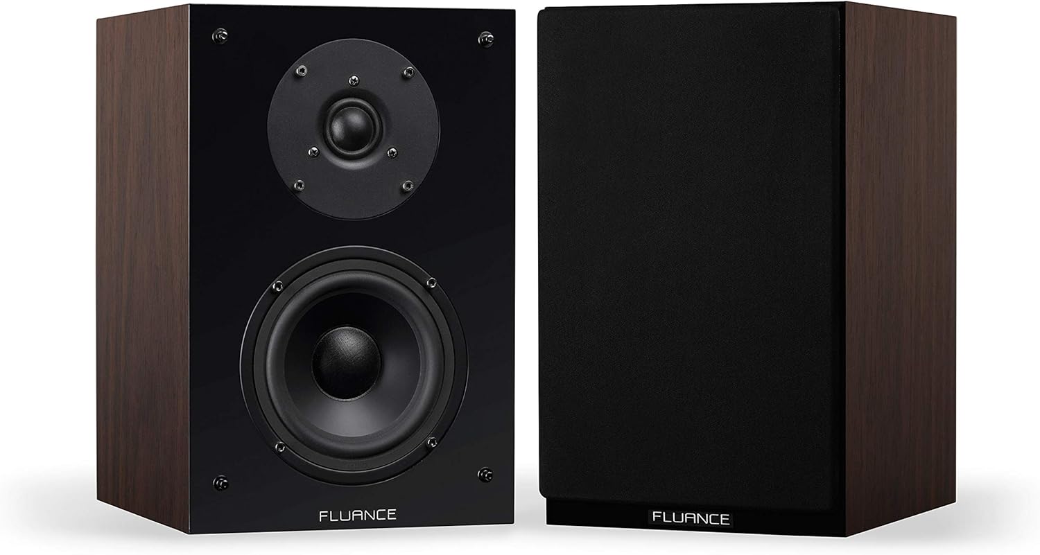 Fluance Elite High Definition Compact Surround Sound Home Theater 5.0 Channel Speaker System Including 2-Way Bookshelf