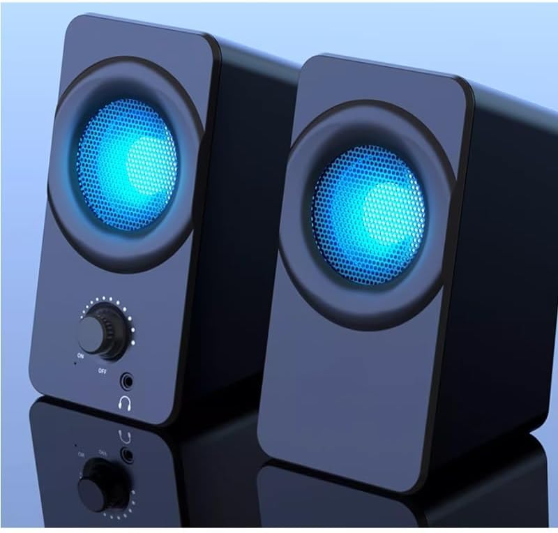 Audio Desktop Computer Mobile Phone Laptop Speaker Multimedia Amplifier Heavy Subwoofer Impact