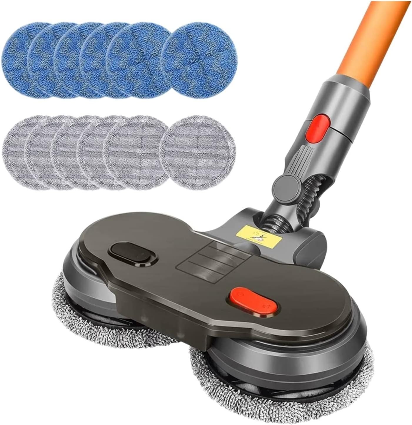 RMQDHOC Electric Mop Attachment. Compatible For Dyson V11 V15 V10 V8 V7. Vacuum Cleaner Mop With Removable Water Tank 12 Mops Accessories Spare Parts