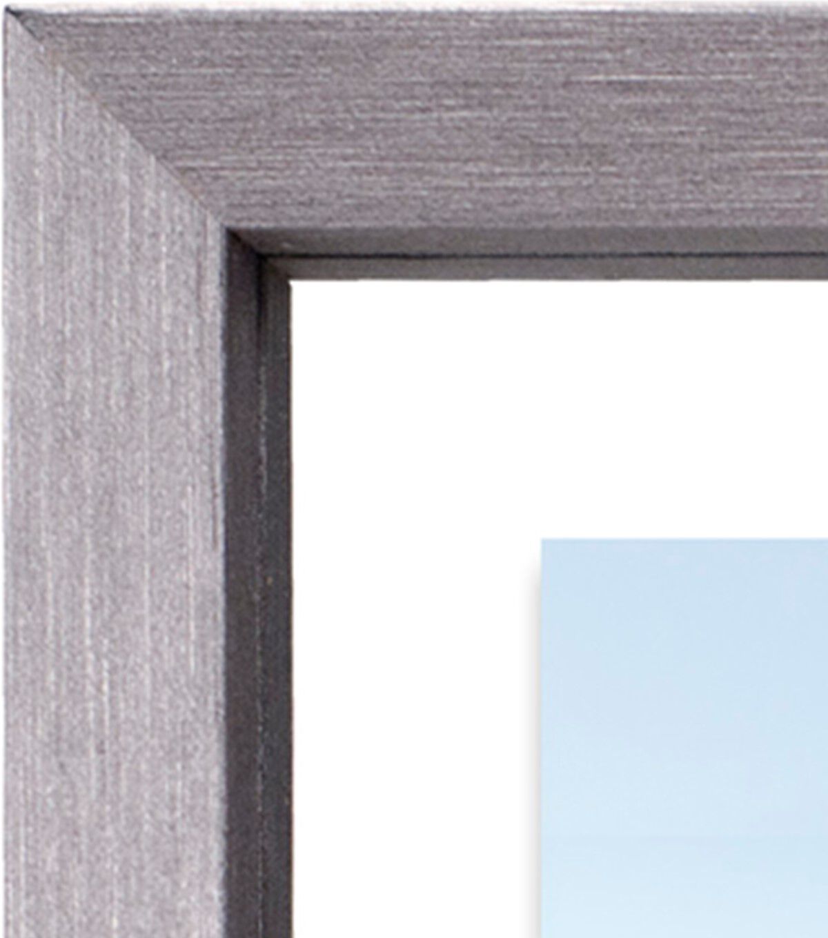 Malden 4 Gray Deep Floating Glass Tabletop Picture Frame