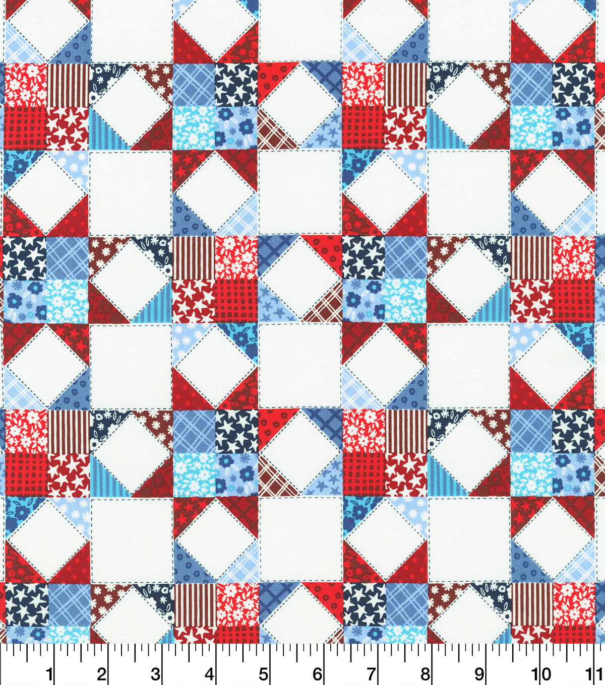 Robert Kaufman Heirloom Quilt Patriotic Cotton Fabric