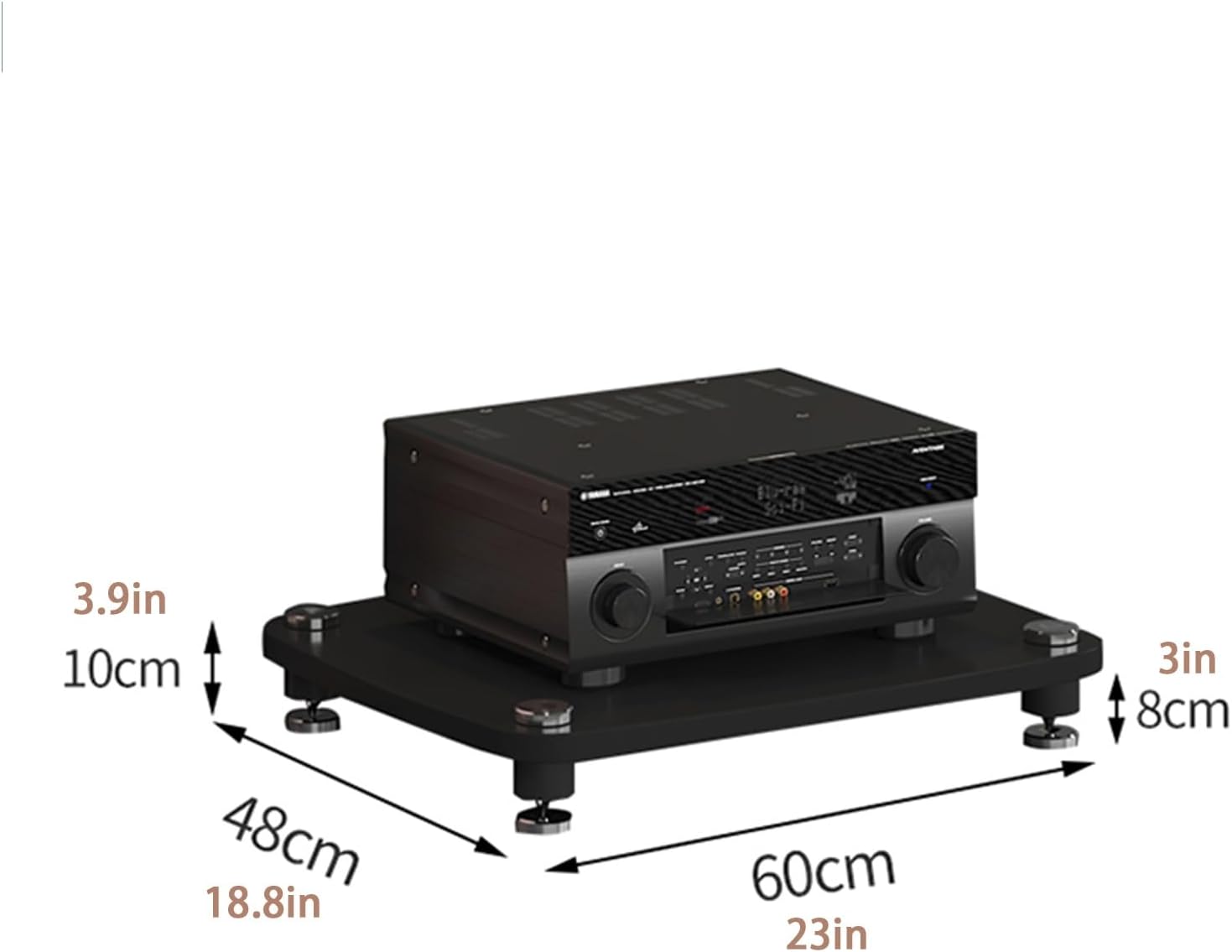 KUKIXKK Entertainment Stereo Components Rack