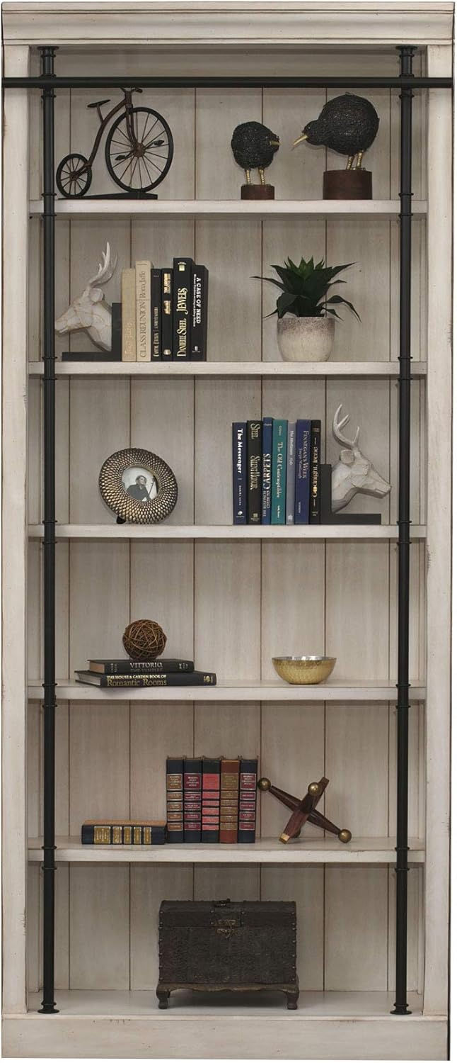 Martin Furniture Avondale Bookcase, White, Fully Assembled,