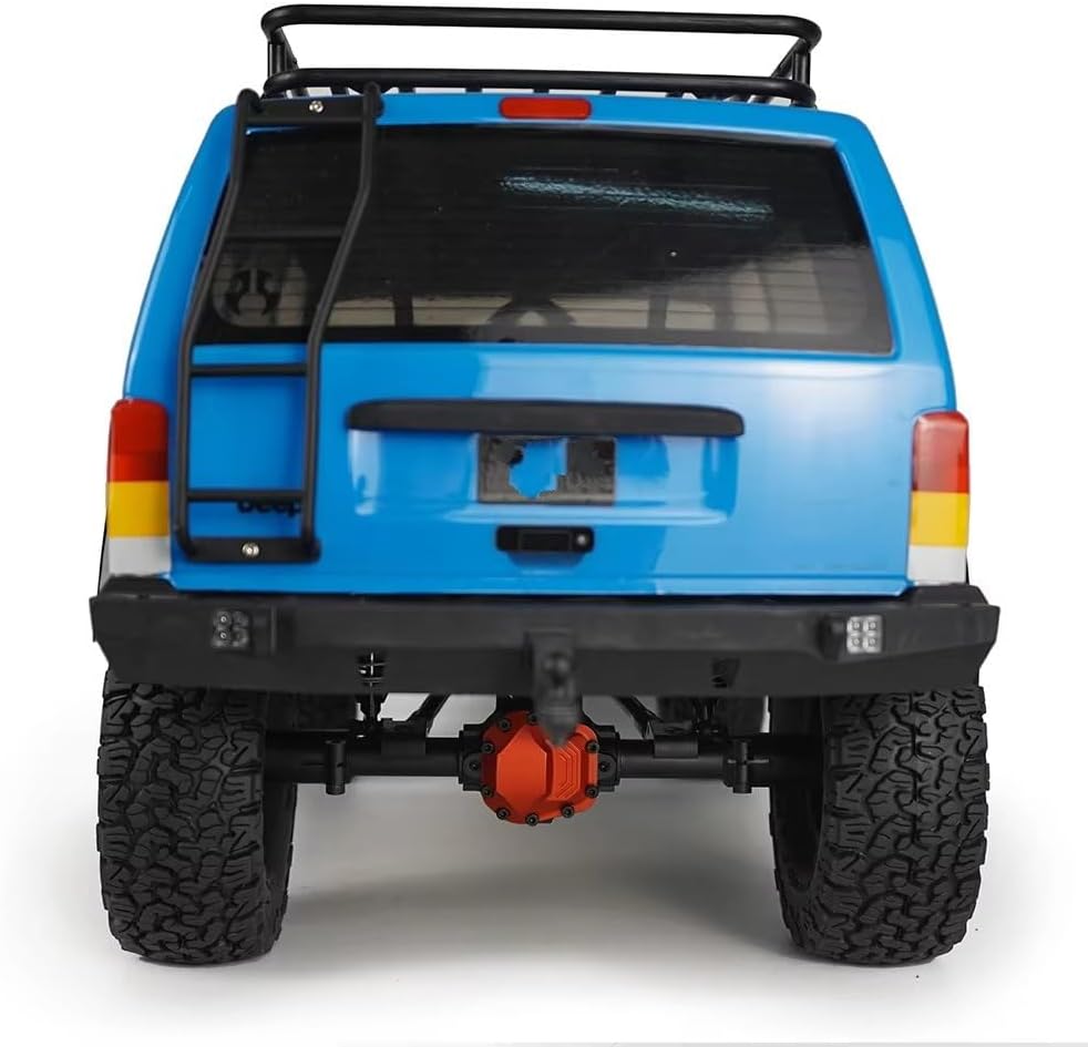 Compatible with Axial for SCX10 II 90046 1/10 RC Crawler Cars Upgrade Parts Front Rear Axle CNC Metal Straight Complete Axle RC Car Part Accessories(Front and Rear)