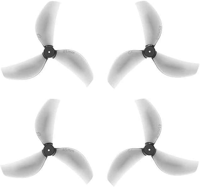 12 Pairs 45MM Tri- Prop 1.7 Inch Propellers Compatible with Multi-Rotor Drones