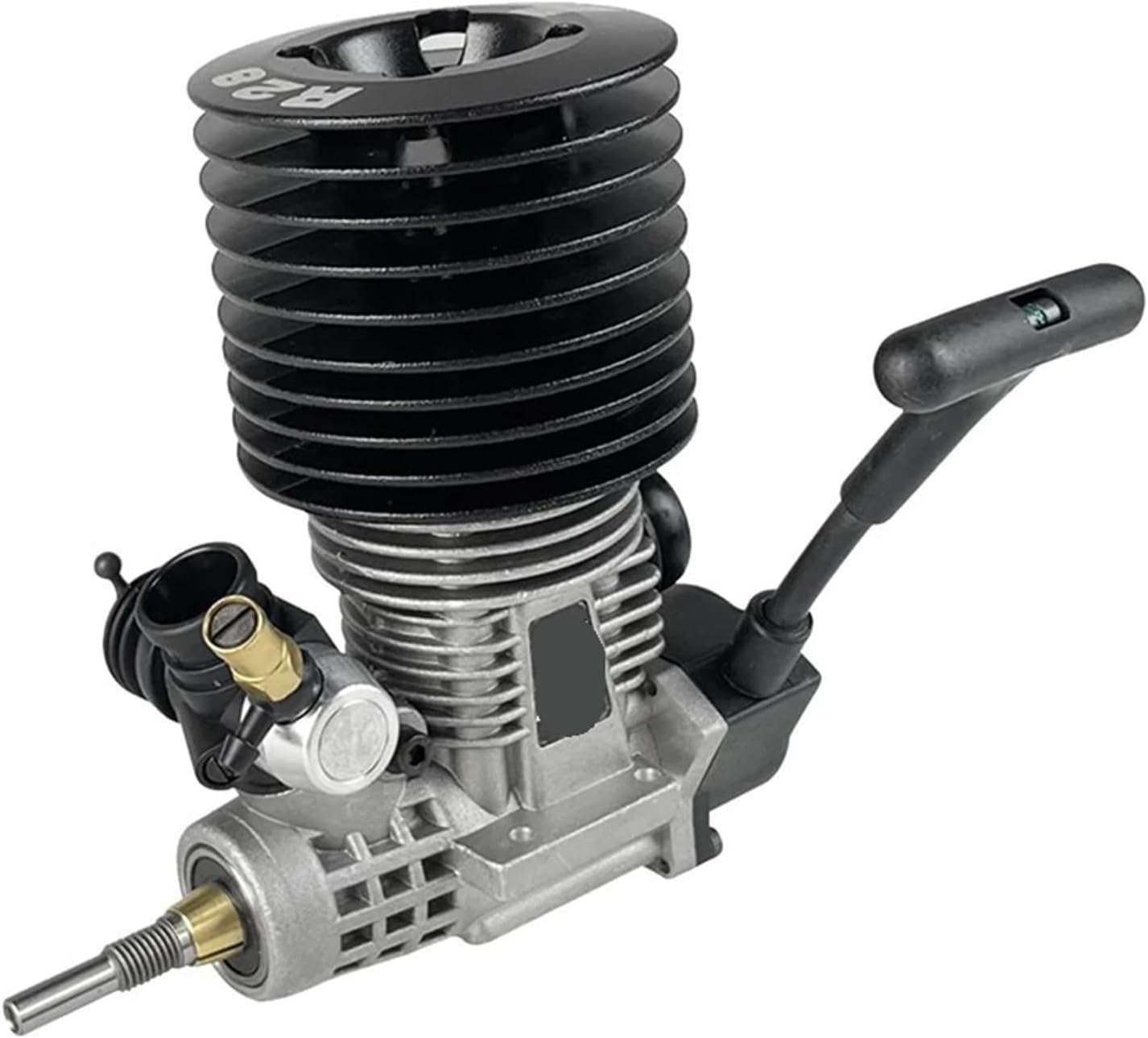 Methanol Vehicle Nitro Engine Compatible with Rc Car 1/8 Buggy Monster Truggy FC 28 Engine 4.58CC Pull Starter Engine Carburetor