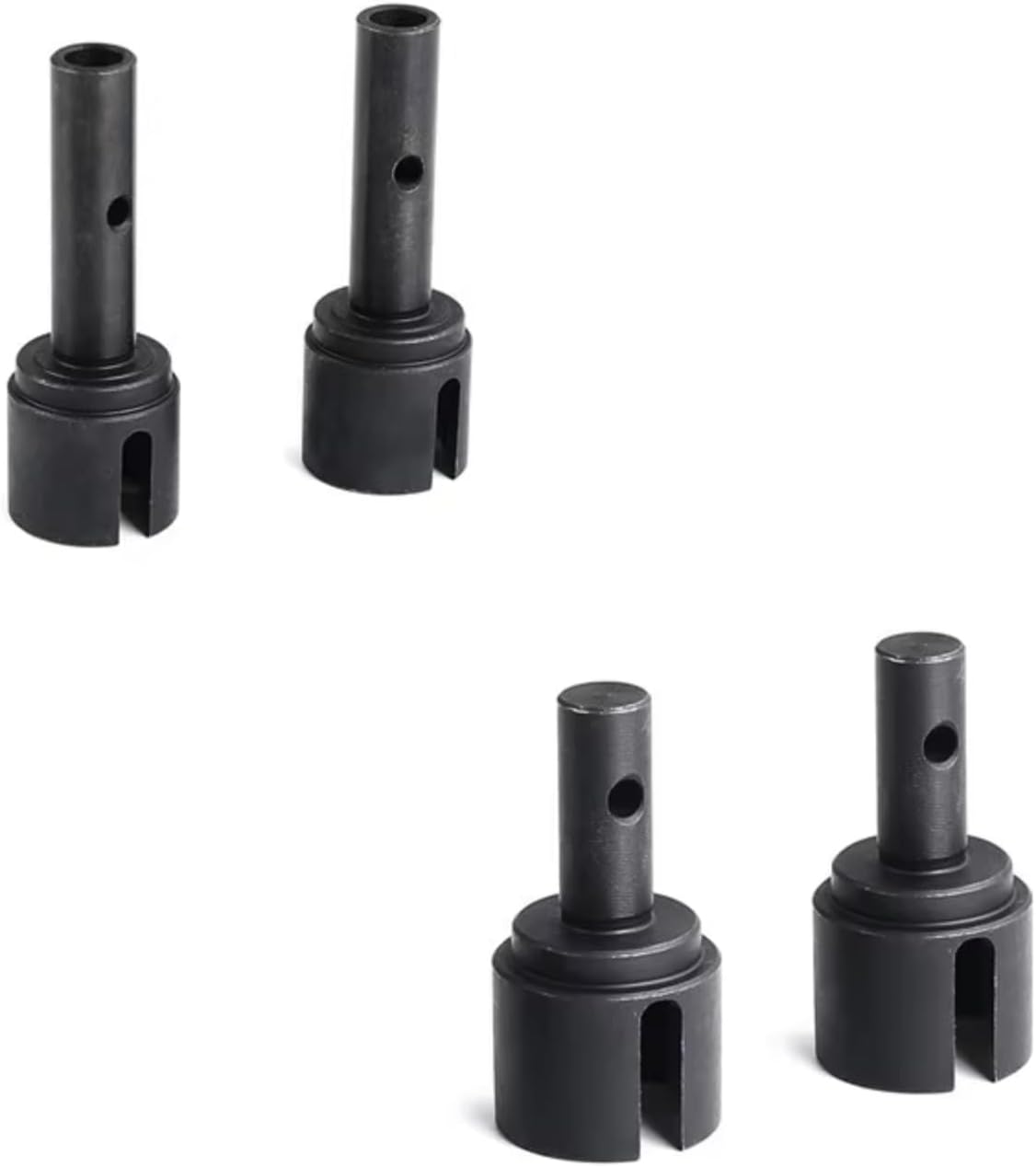 RC Differential Cup Set for Rovan for HPI for Baja 5B 5T 5SC RC Car Hard Steel Enhanced Differential Output Out Drive Cups Shaft(Both)