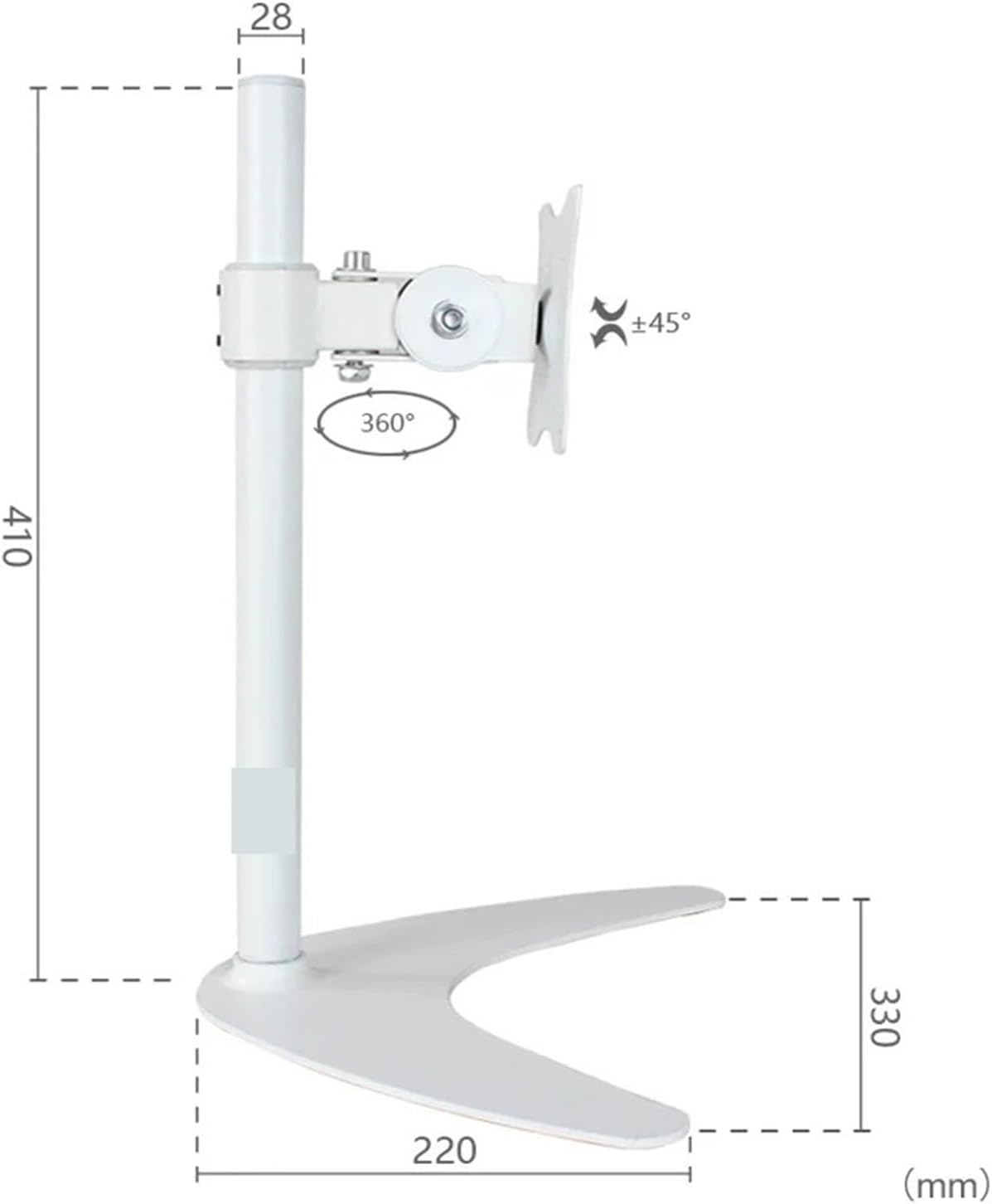 Monitor stand weight 9KG suitable for 14 to 32 inch LCD monitor stand monitor desktop stand(DZ23)