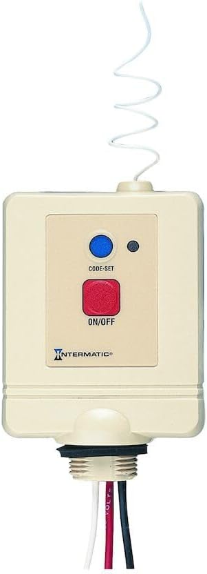 Replacement for Intermatic RC613 Radio Receiver with Manual ON/Off Button