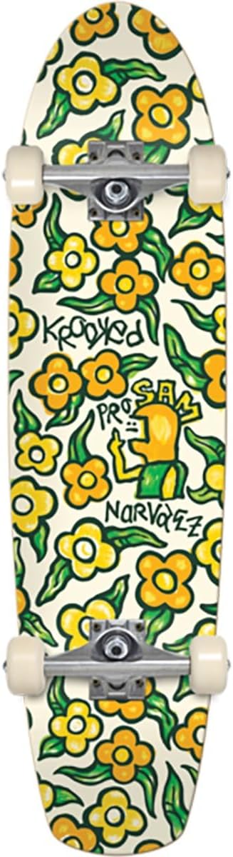 Sam Narvaez Flowers Zinger Complete Skateboard - 7.75