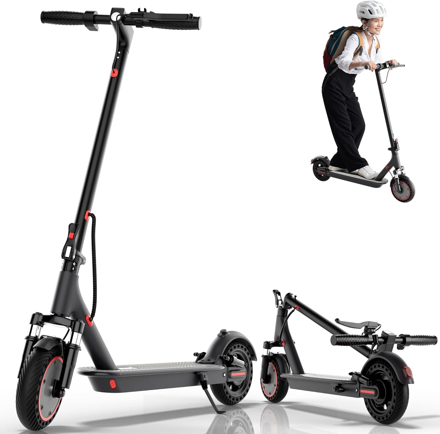 Electric Scooter for Adults with Dual Suspension System - 10