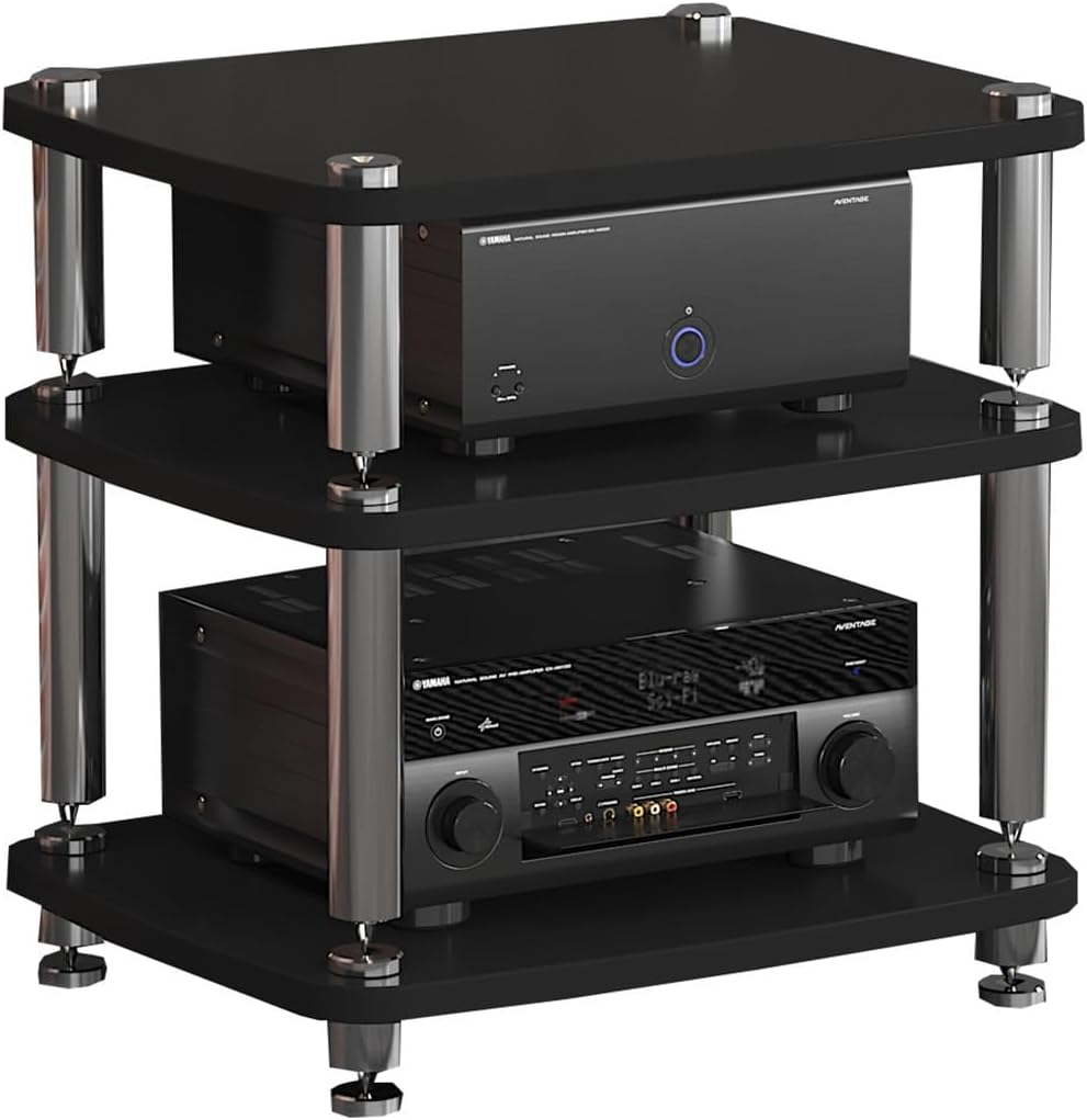JIAHESHYP 3-Tier Media Stand Audio/Video Rack