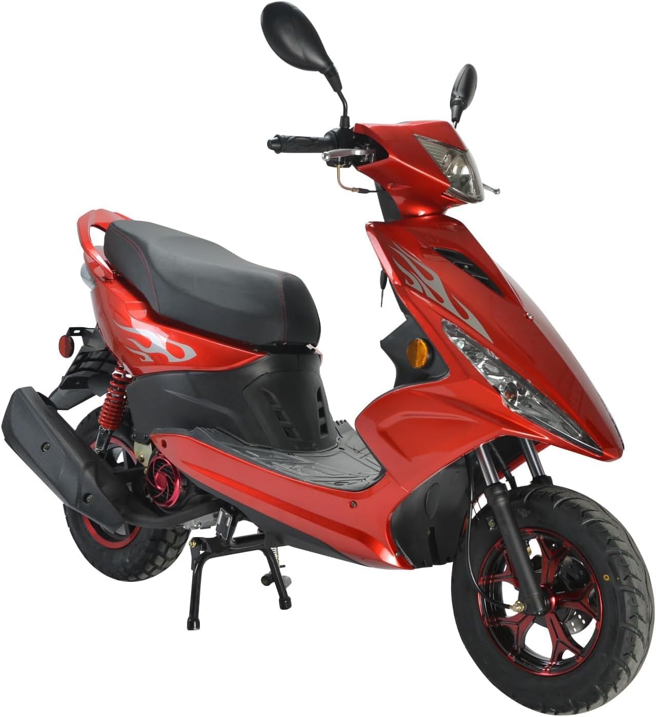 HHH Wave 150cc Fully Automatic Gas Scooter Moped for Youth and Adult 150 cc Adult Bike with 10
