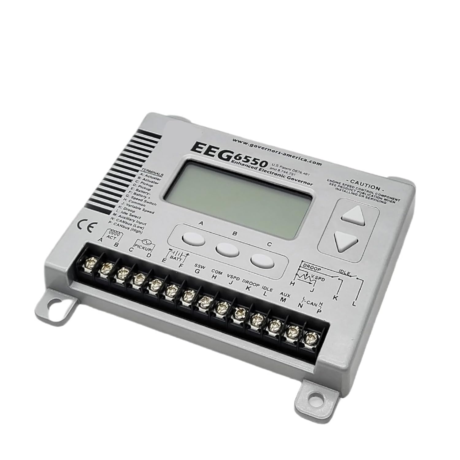 SLVNGIKK 1pcs Speed Controller EEG6550 Digital Generator Governor(EEG6500 Genuine)