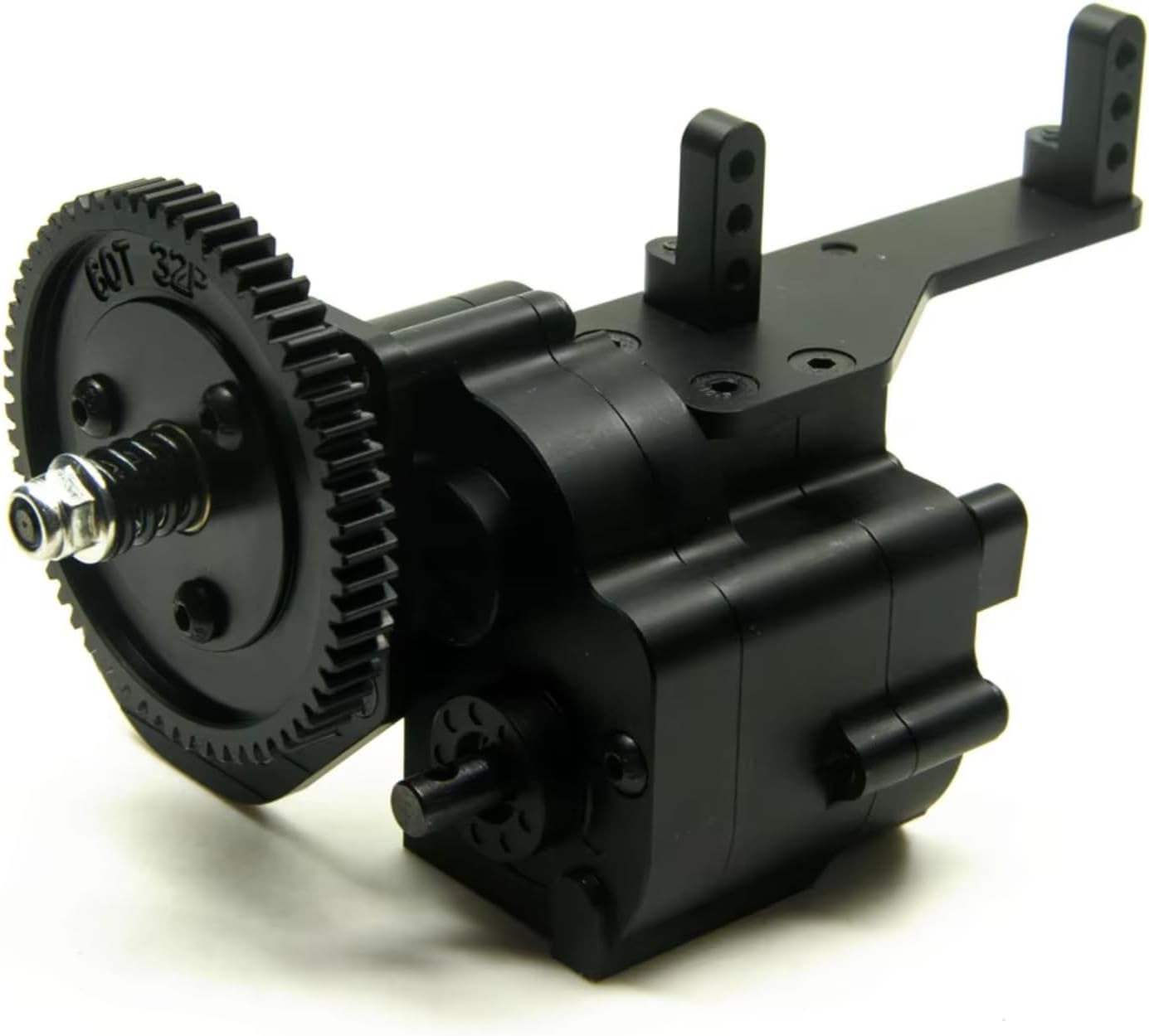 RC Gearboxes For Axial For Wraith AX10 For SCX10 1/10 Metal AX2 Transmission Box 2 Speeds Gearbox RC Crawler 4WD Upgrade Parts(Transmission Box)