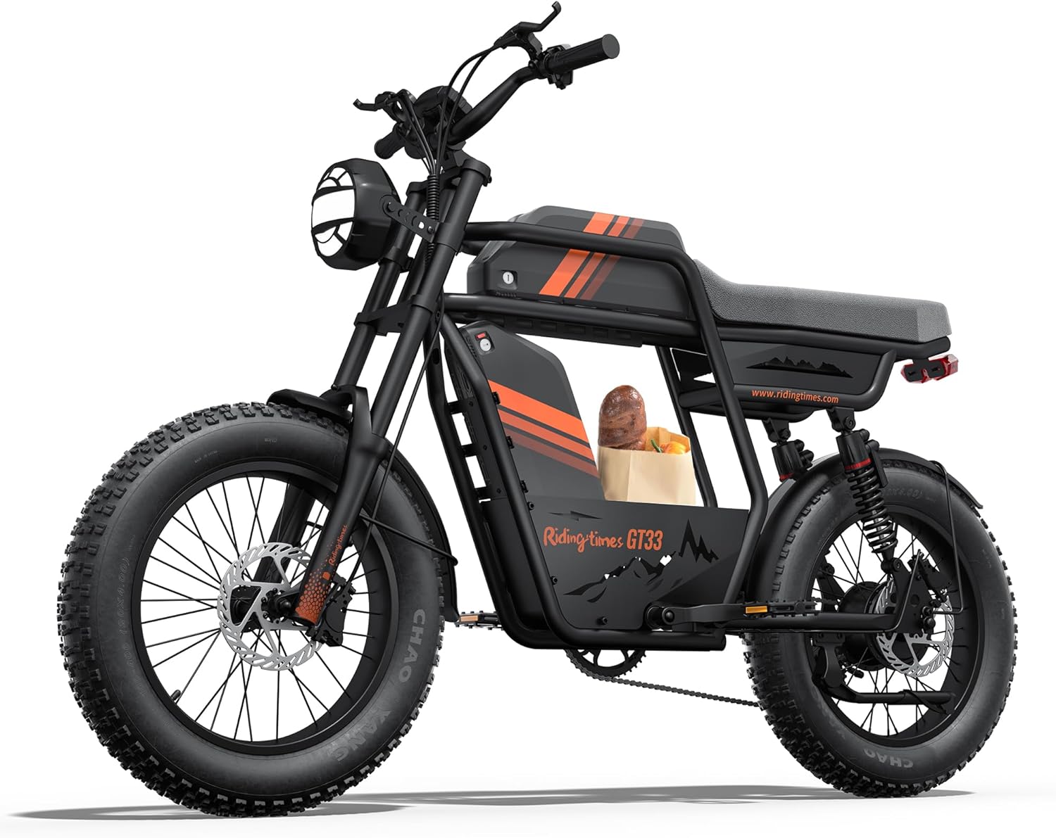 1500W Electric Dirt Bike with 48V 27Ah Battery 40MPH & 50-Mile Adults Electric Scooter with Seat, 25