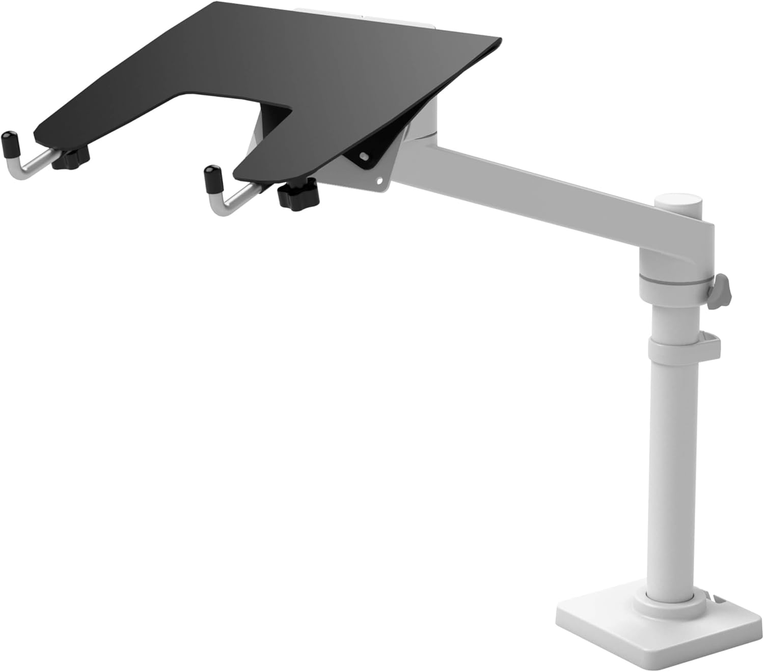 Ergotron – NX Single Laptop Arm, VESA Notebook Tray Desk Mount – for Laptops Up to 17.3 Inches, 0 to 12 lbs – White