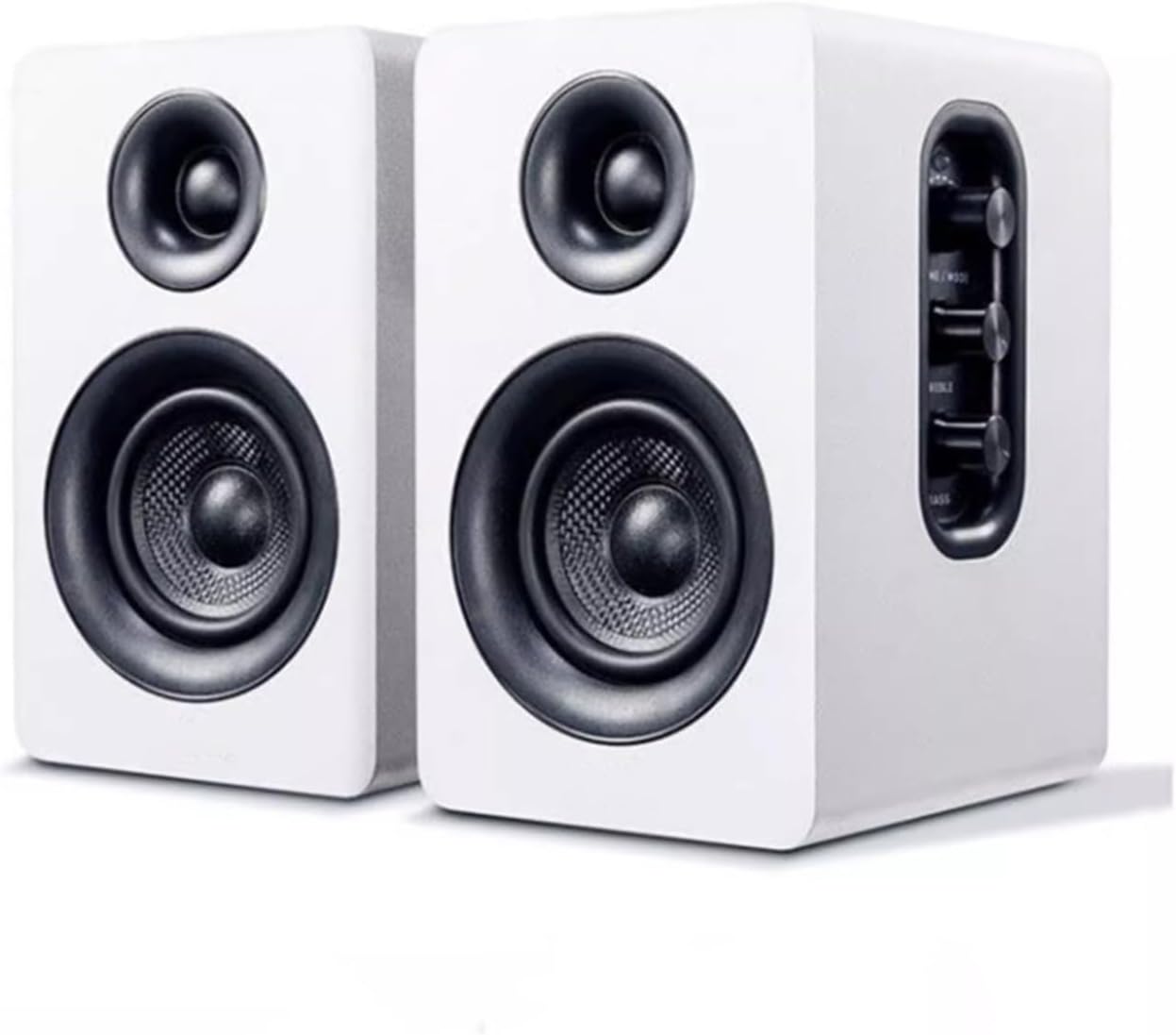 Desktop Desktop Laptop Wooden Bookshelf Hi-Fi Sound Card Gaming Active Speaker(D)