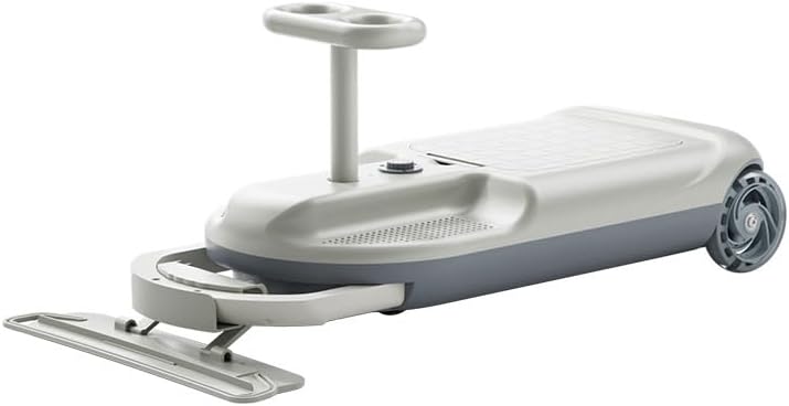 Wiggle Scooter Electric Wiggle Car for Boys Girls 5-Speed Telescopic Lighted Wheels Portable Go Kart for Kids 3 and Up(White,Dual Motor)