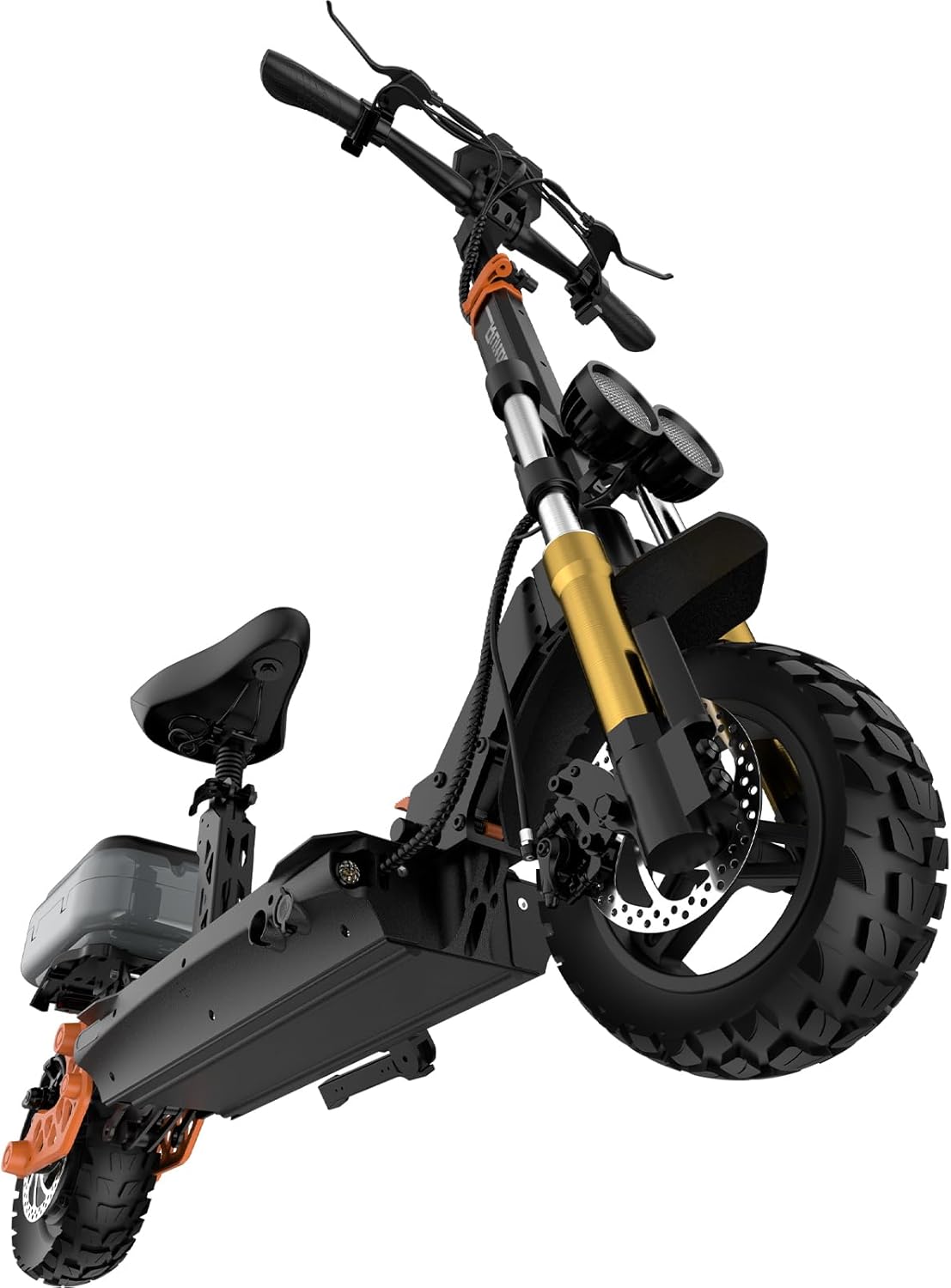 Electric Scooter， Adult Kick Scooter with Off Road Tires & Full Suspension, Foldable E Scooter with 1000W/1600W/3200W Motor Up to 35MPH & 50Miles Range, Adult Electric Scooter with Storage
