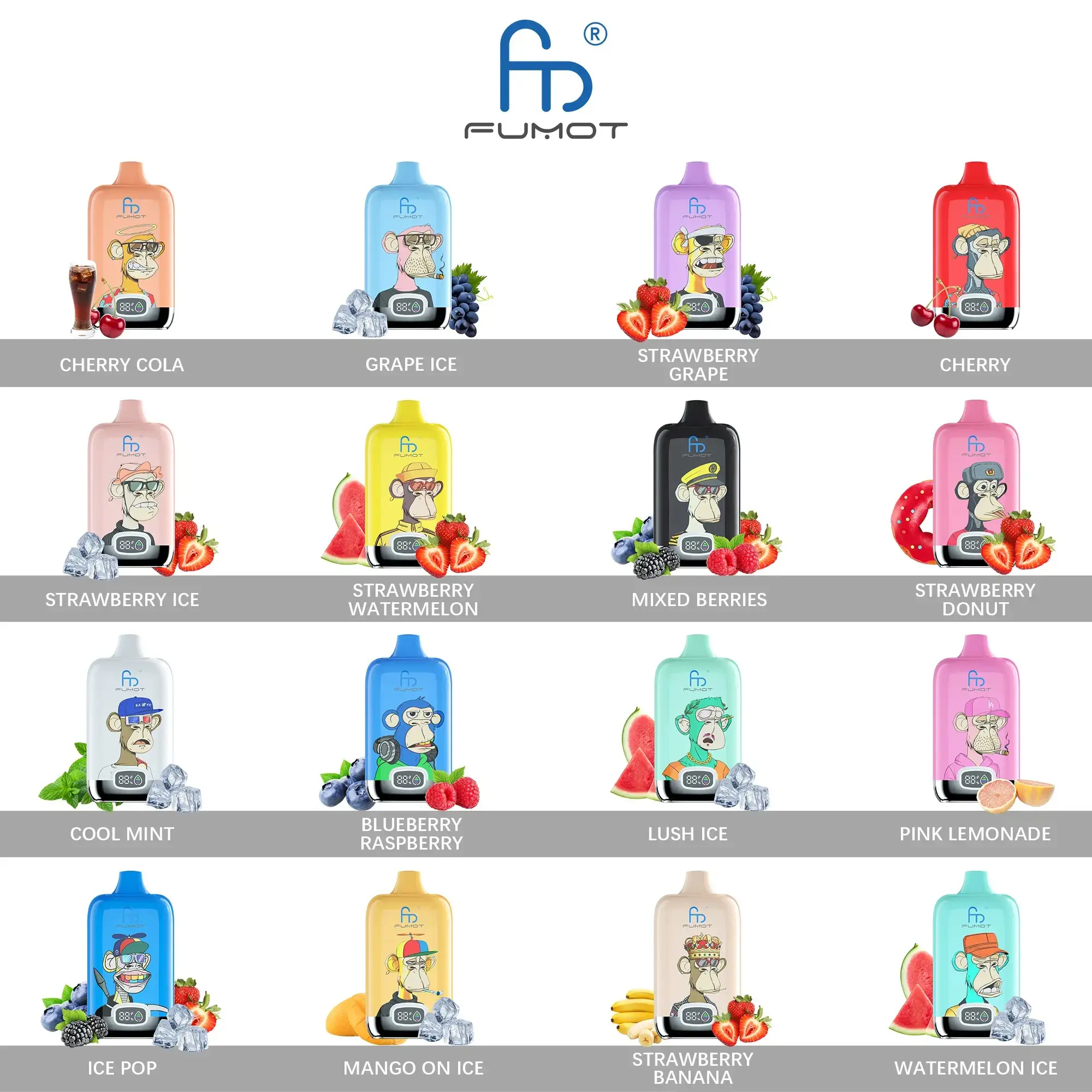 FUMOT DIGITAL BOX 12K (20pcs) - MYEU VAPES