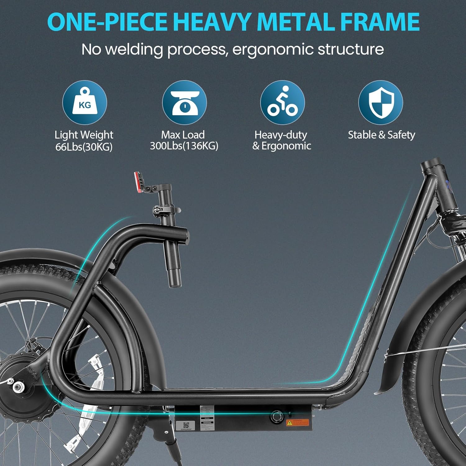 Caroma Electric Scooter with Seat for Adults, Max 30Miles Ranges&20Mph, 500/800/1200W Motor, 14/20