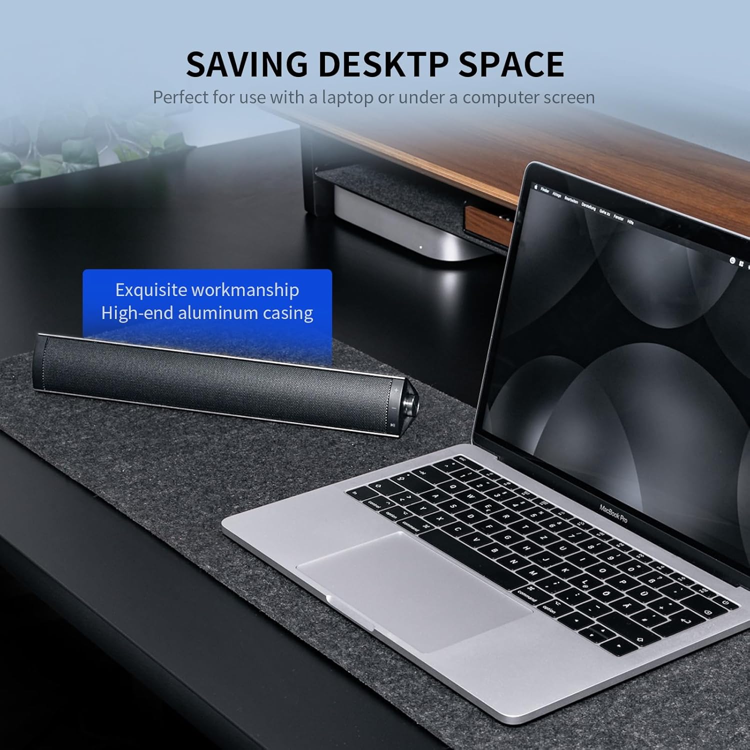 Edifier Portable Bluetooth Speaker with Loud Stereo Sound, Rich Bass, Aluminum Housing, Touch Control for Home, Travel and Work