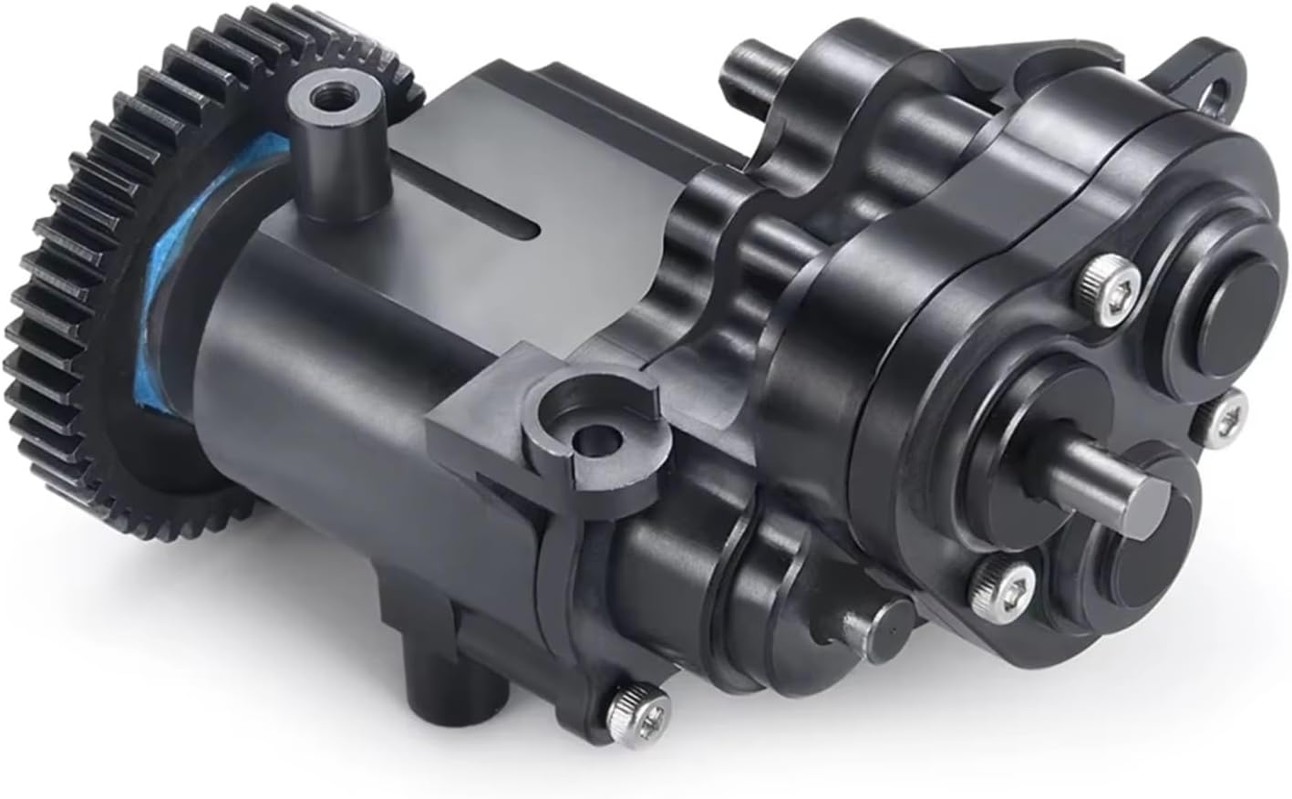 RC Car Parts for TRX4 for Bronco for TRX6 G63 1/10 CNC Metal Gearbox with Shifting Slipper Clutch and Transmission Internal Gears RC Car Parts Replacement