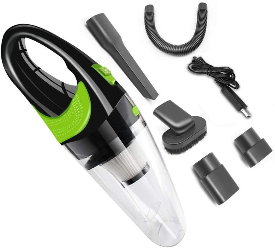 Handheld Vacuum Cordless, Portable Handheld Vacuum Cleaner, Rechargeable Quick USB Charge, HEPA Filter, Car Vacuum Cleaner for Pet Hair, Home