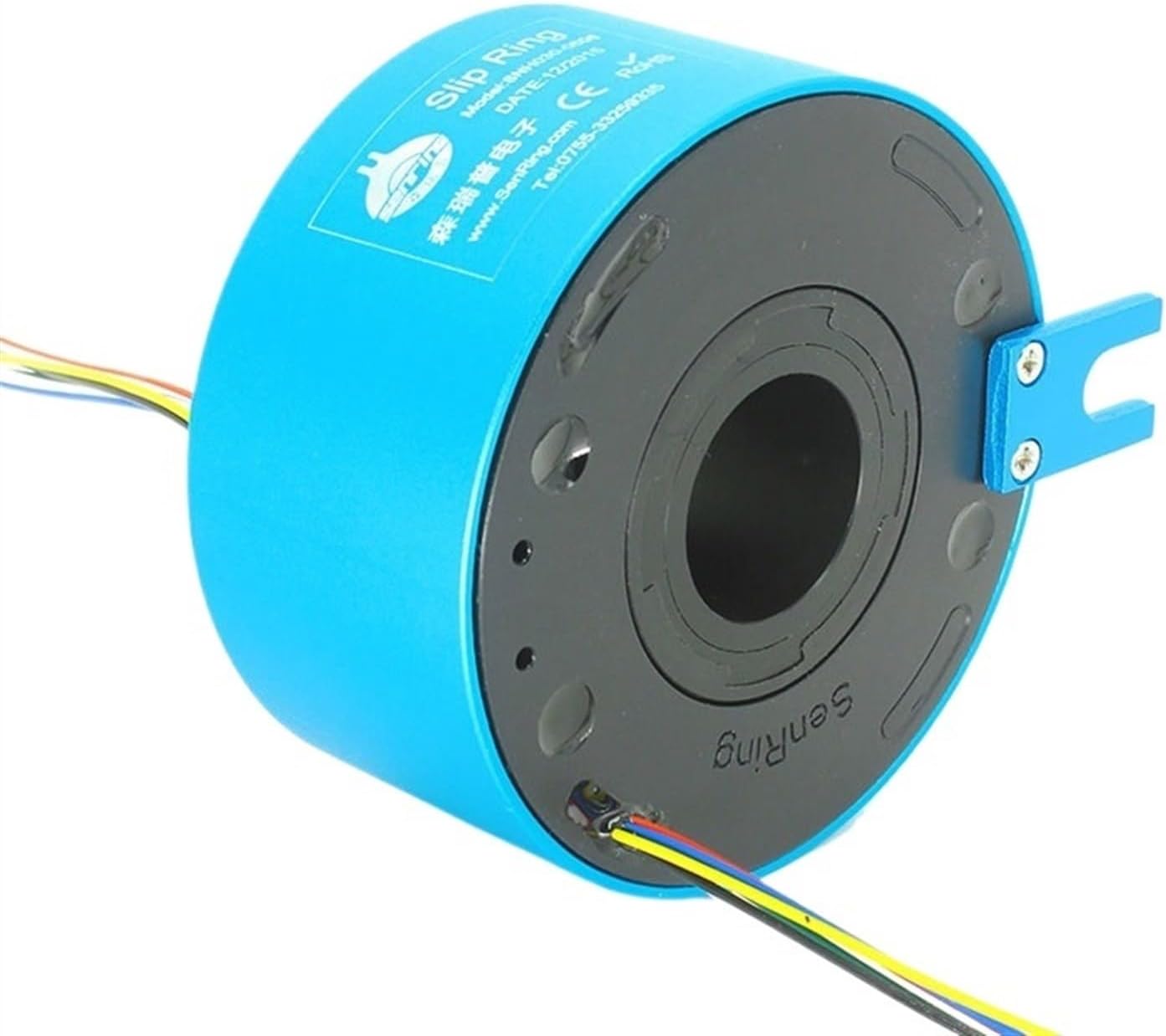 Electronic Conductive Slip Ring with Hole Size 30mm OD99mm for Transmitting 6/12/24 Wires 2A 5A 10A Power Current(6circuits 5A)