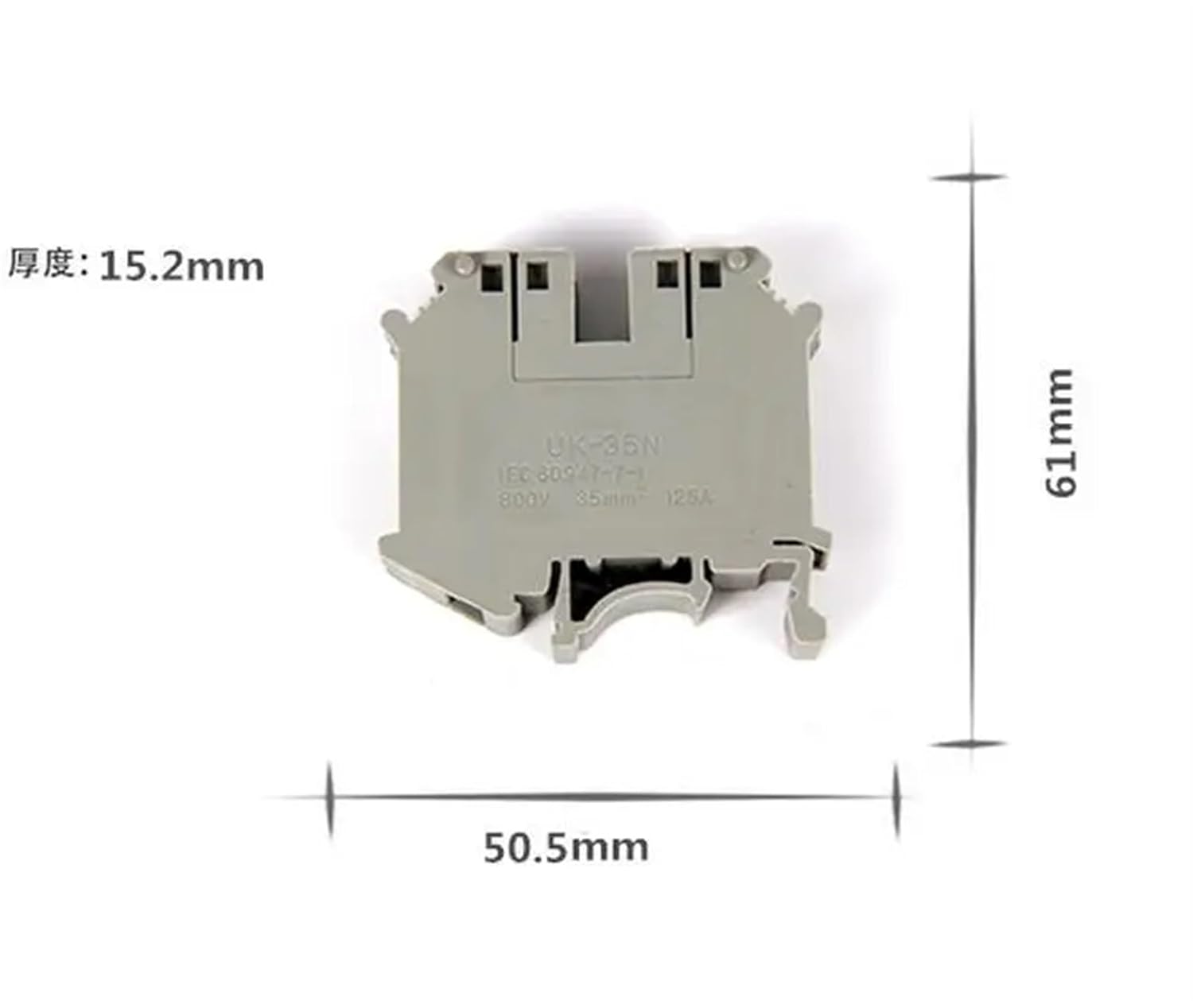 UK35N UK-35N 35 Square UK Series Universal Connection Terminal Row 100pcs/lot