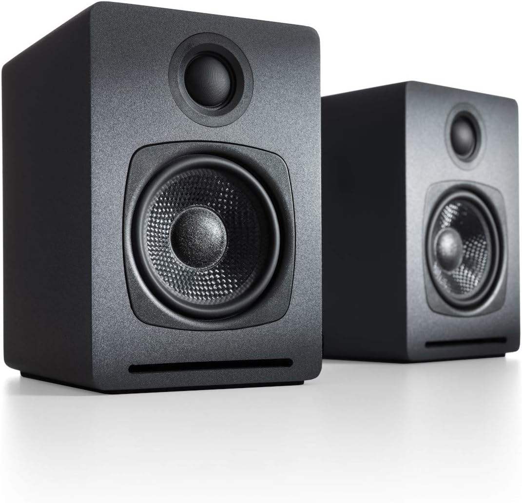 Audioengine A1 Computer Speakers with Subwoofer S6 and DS1 Stands