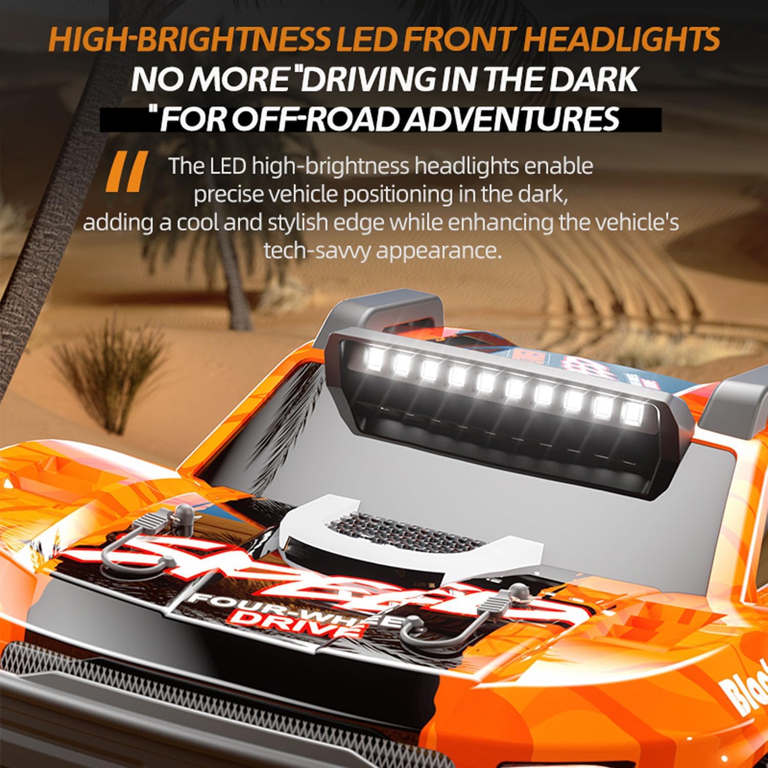 40-45KM/H 1/8 Electric RC Off Road Car C8822 RC Short Course Truck Shock Absorber Steel Drive Shafts Brushless Motor Hobby Grade Model for Adult