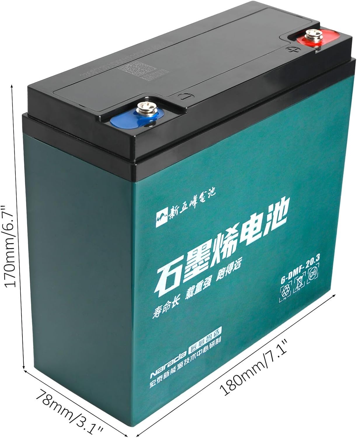 10-Pack 12V 20Ah Sealed Lead Acid Battery - Compatible with 6-DMF-20, 6-DZF-20, 6-DZM-20 - Powers Scooters, ATVs, Go-Karts, Golf Carts - Maintenance-Free, Long-Lasting