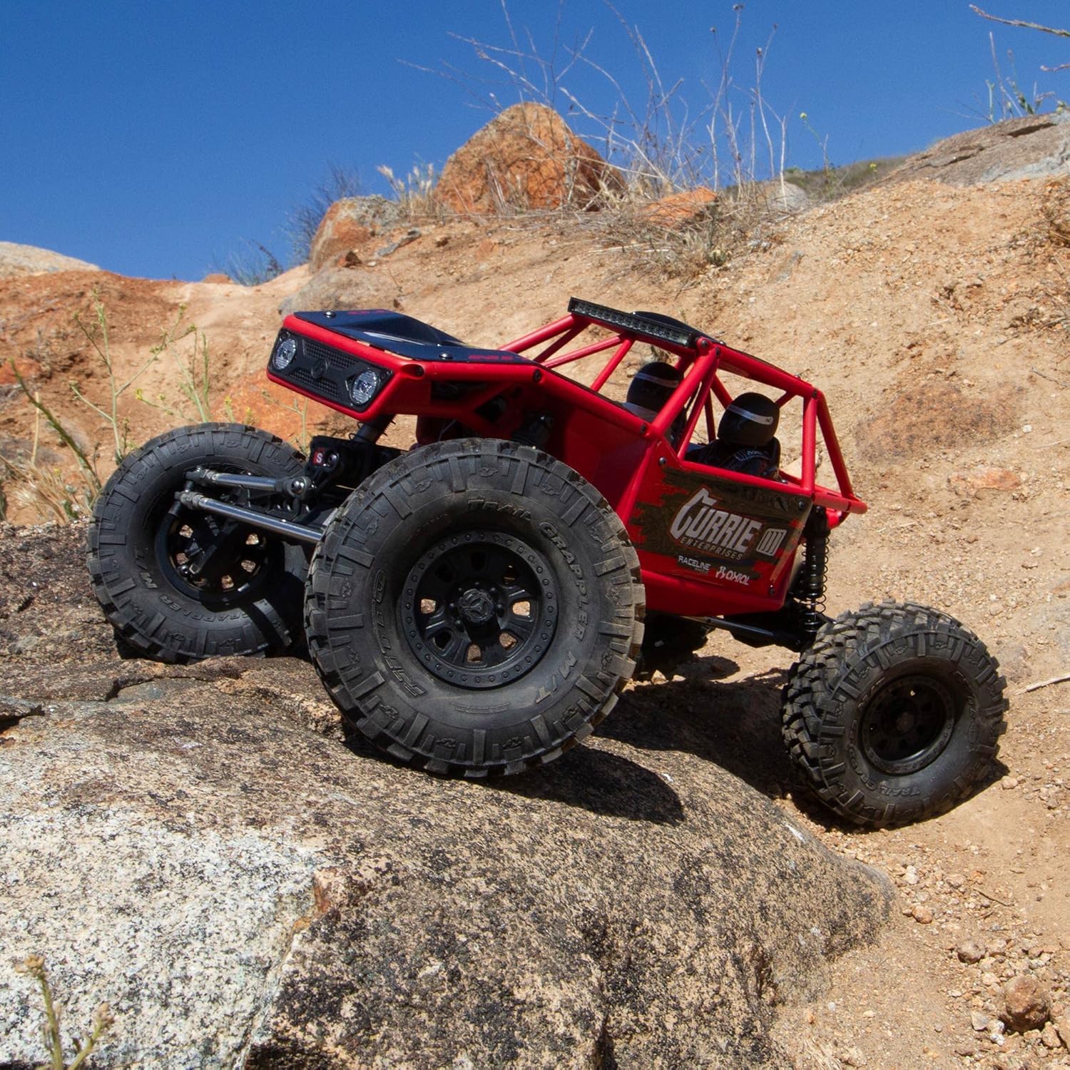 Axial RC Truck 1/10 Capra 1.9 4WS Unlimited Trail Buggy RTR (Batteries and Charger Not Included), Red, AXI03022BT1
