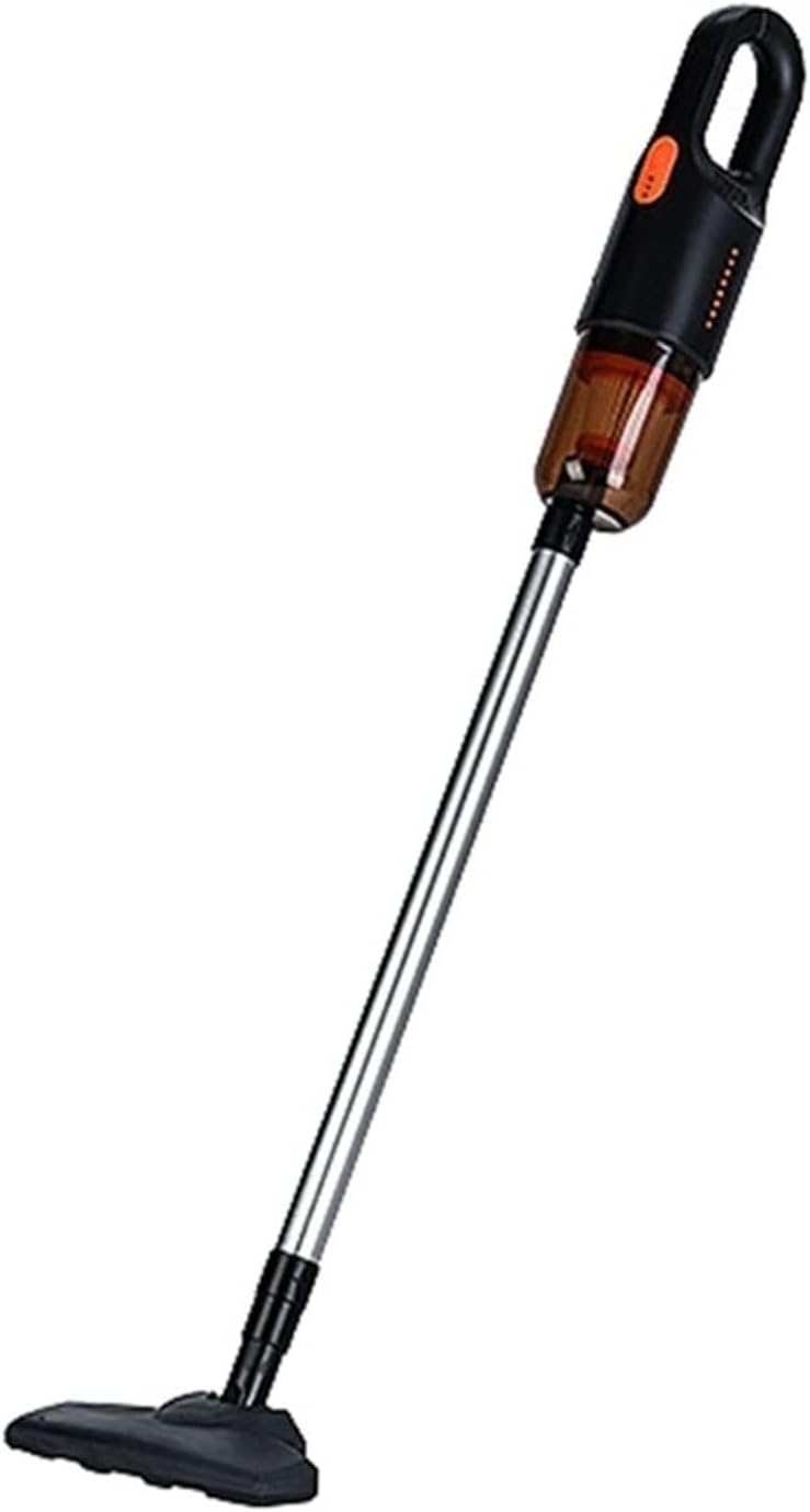 Hard Floor Vacuum Wired Wireless Handheld Multifunctional Robot Vacuum Cleaner Car Home 8000Pa Electric Mop Cleaning Strong Suction Wet Dry (Color : Black)