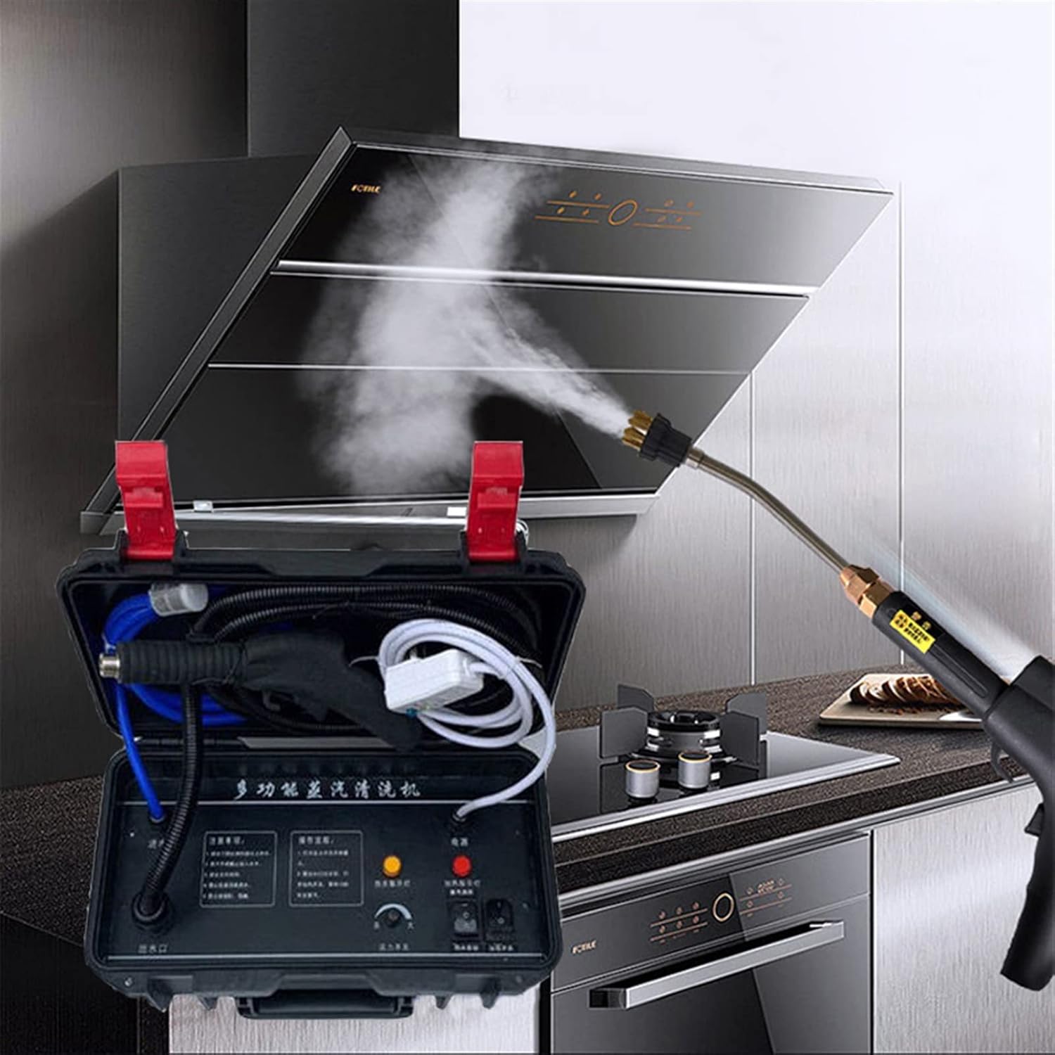 Lifyn2 Steam Cleaning Multifunctional Steam Cleaner High Temperature and High Pressure Air Conditioning Range Hood Car Cleaning Tool