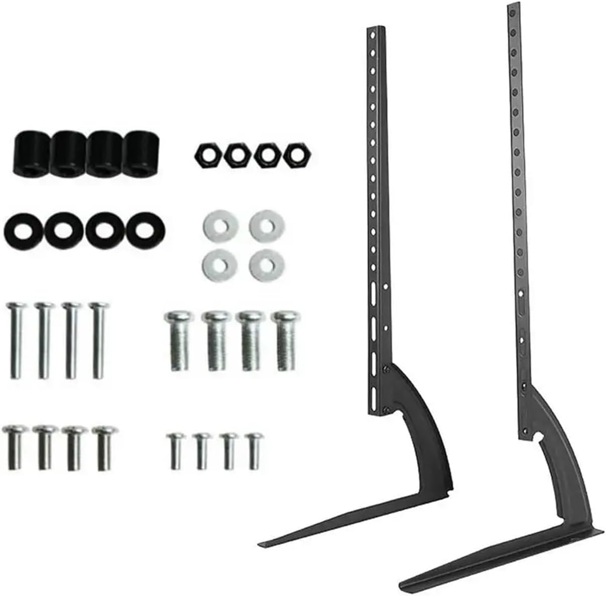 32-70 inch monitor table stand, 35KG load-bearing, desktop TV stand base with non-slip cushion, LCD screen TV stand