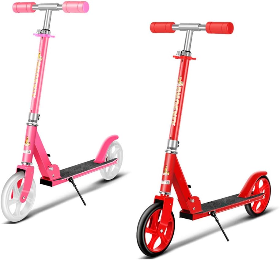 Scooters for Kids 6 Years and up Quick-Release Folding System Dual Suspension System Lightweight Alloy Deck Kick Scooter for Adults and Teens Multiple Colors