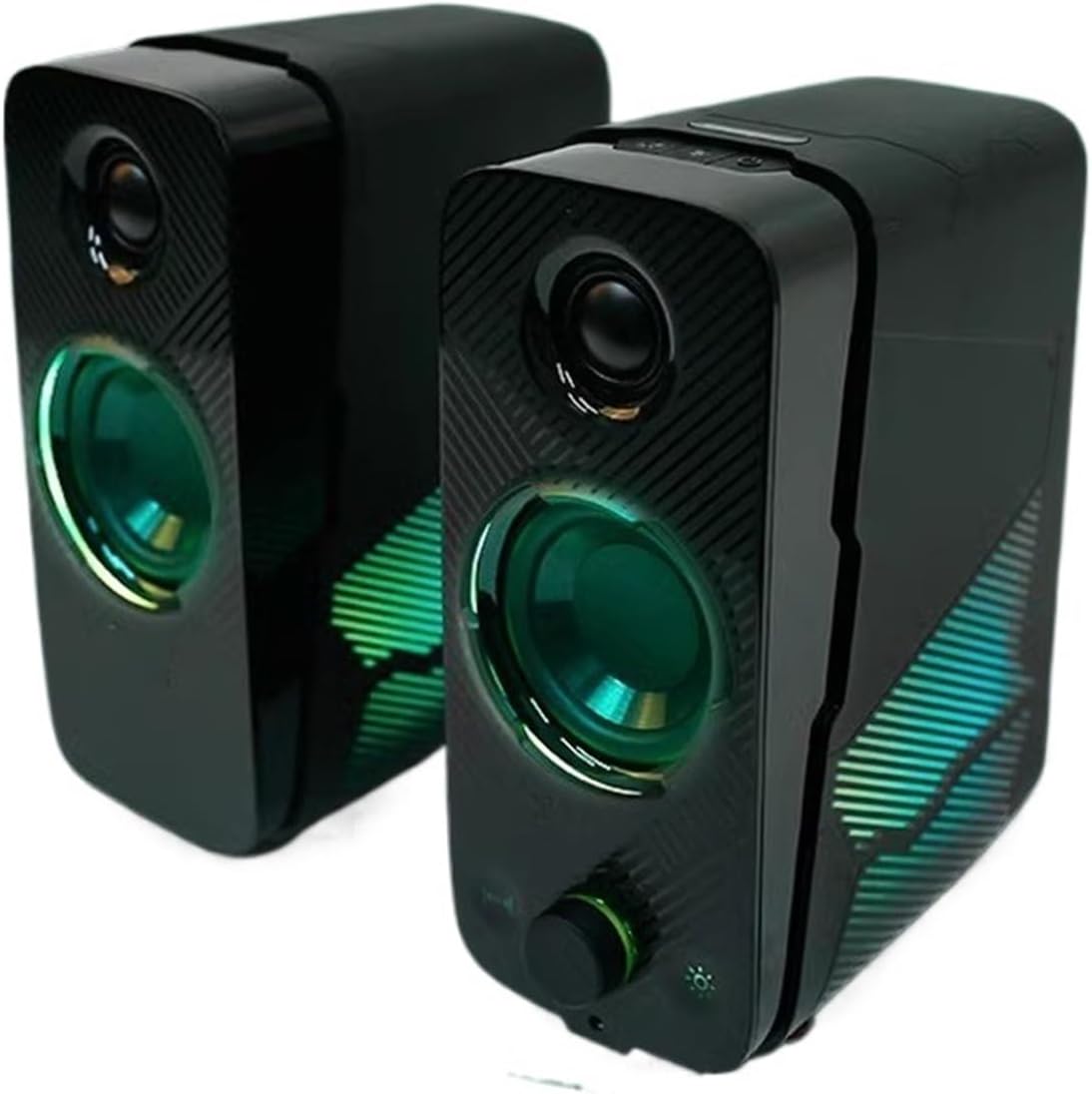 Game Speaker Computer Audio Dazzling Light Effect Esports Desktop 2.0 Audio Home Computer Audio