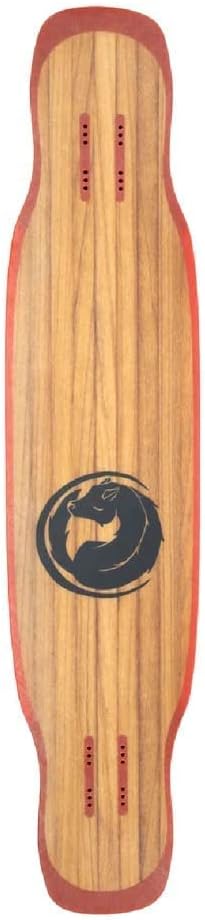 Miniclipse - Longboard Skateboard, Waterproof, Durable, Lightweight, Cruiser, by Moonshine Manufacturing (Medium Flex Deck ONLY)