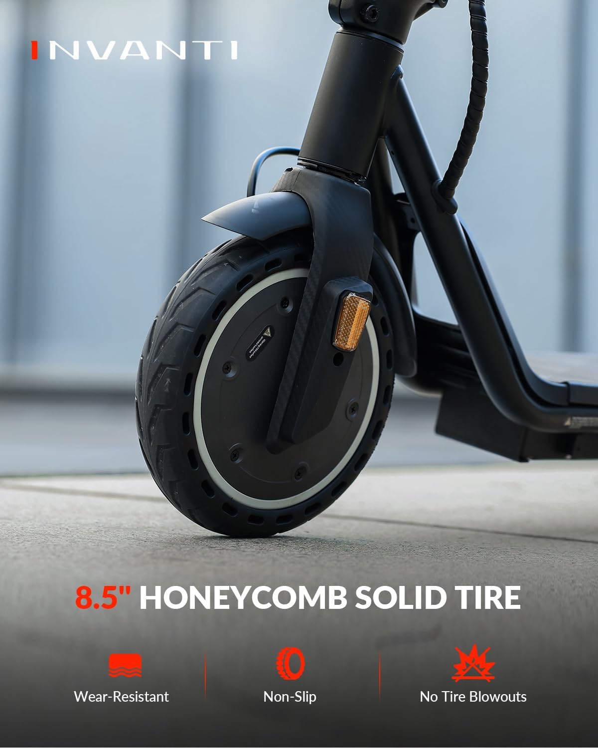 INVANTI E20 Adult Electric Scooter with Smart APP, Max 19 Miles & 18 MPH,350W Motor, 8.5