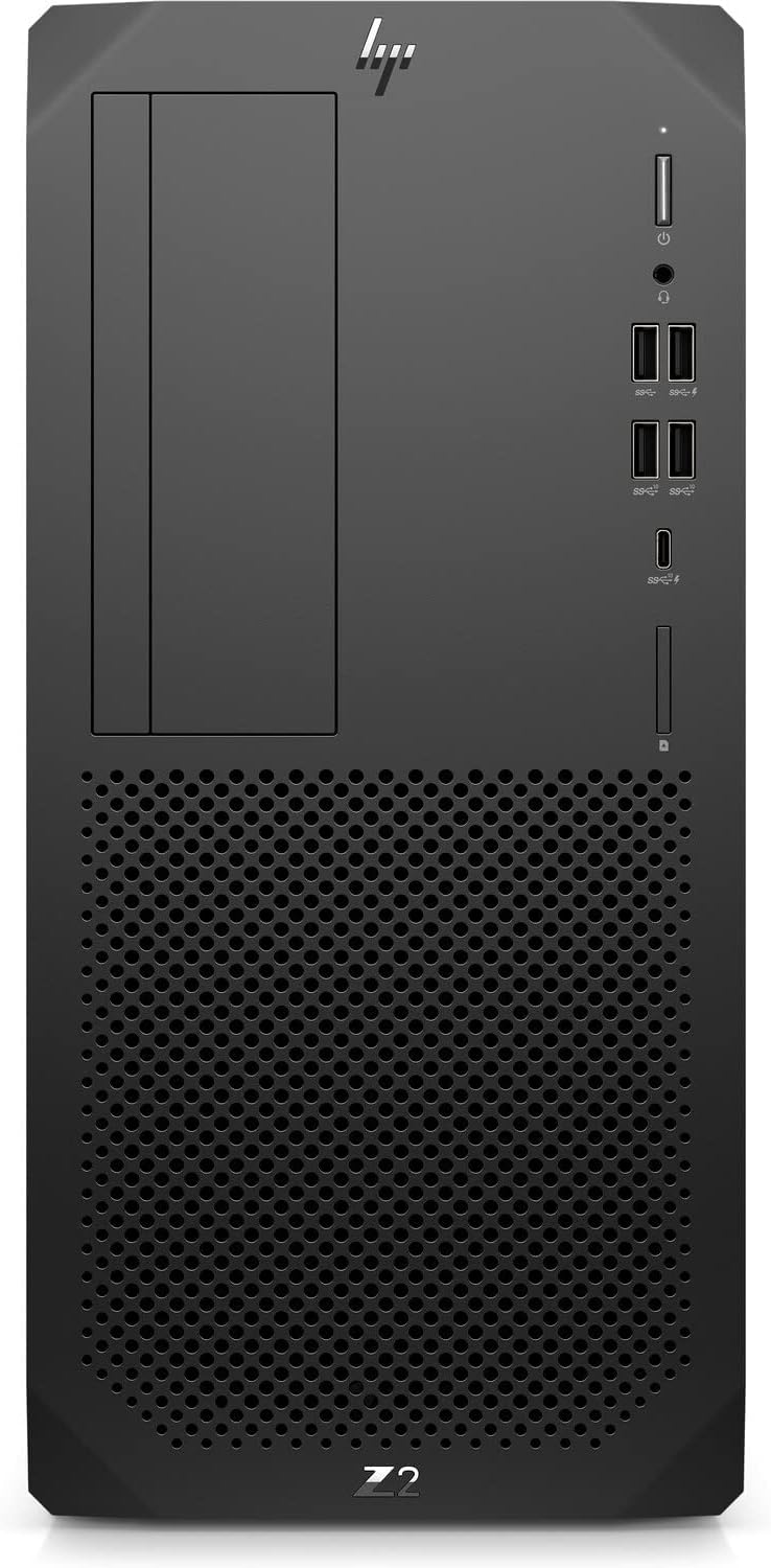 HP Z2 Tower G5 Workstation Desktop Computer Intel Xeon W-1250 3.3GHz, NVIDIA RTX A2000 6GB GDDR6, 32GB DDR4 RAM, 512GB SSD/1TB HDD Storage, Windows 10, Black